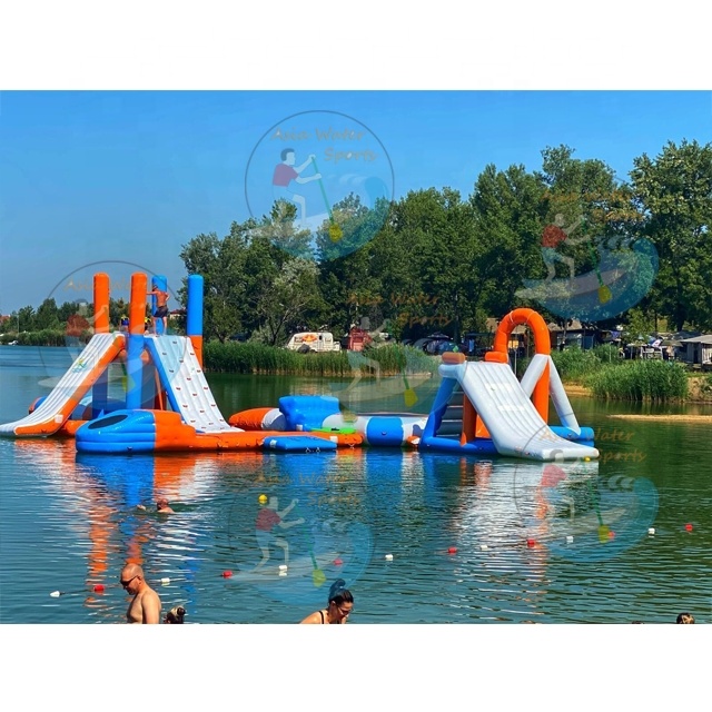Aquatic Sports For Kids - 湖でのウォータープレイ用、大人と子供向けの屋外商業用水上スポーツ用フローティングウォーターパーク、インフレータブルアクアパーク