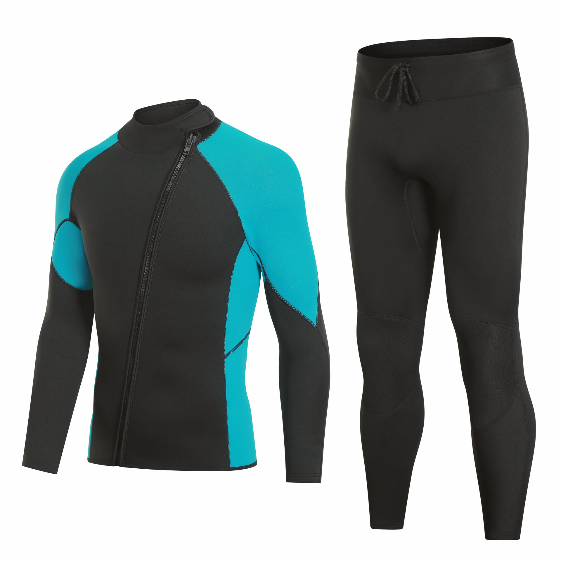 男性と女性のためのネオプレンスプリット2ピースウェットスーツ - Wetsuit 3Mm Neoprene のレビューと価格