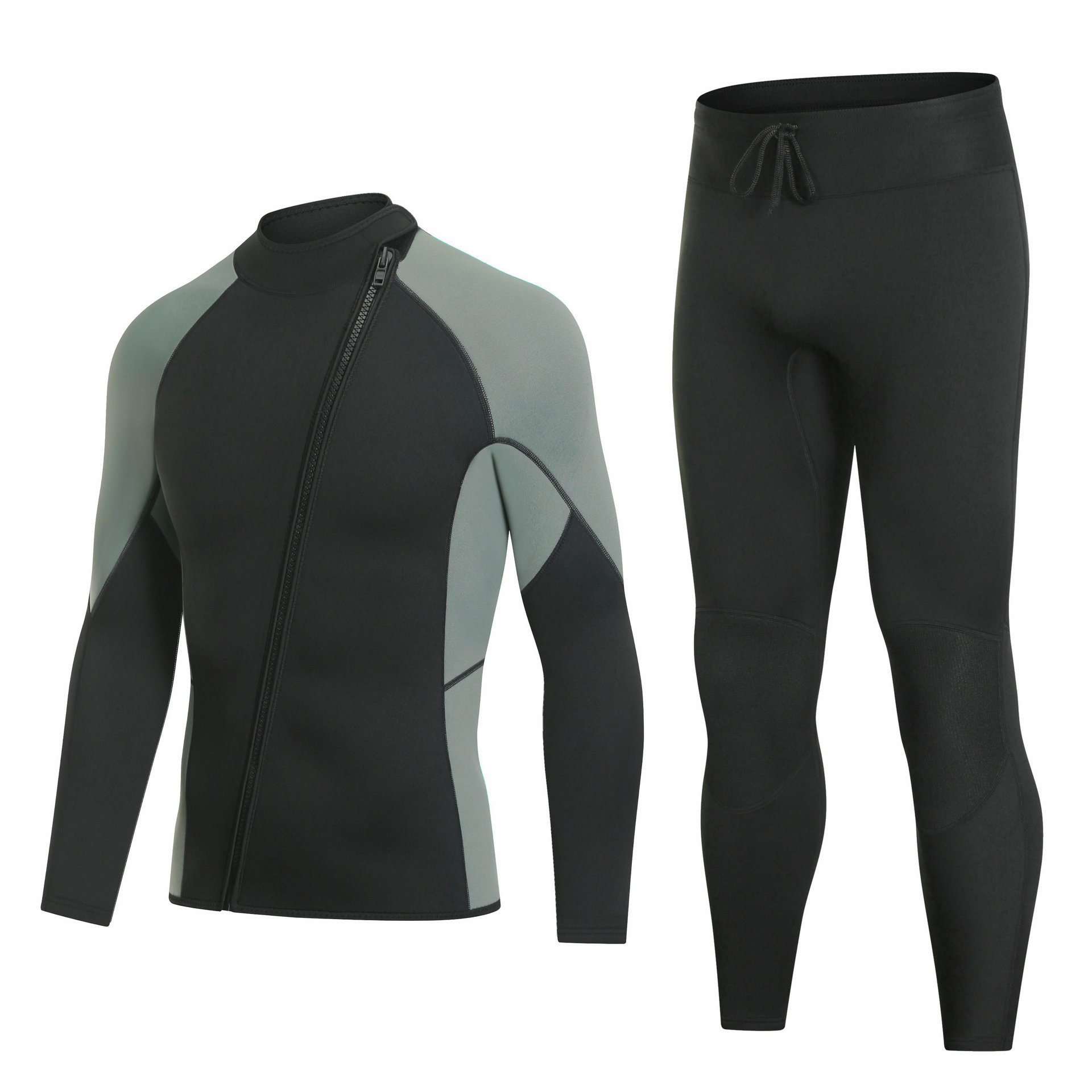 男性と女性のためのネオプレンスプリット2ピースウェットスーツ - Wetsuit 3Mm Neoprene のレビューと価格