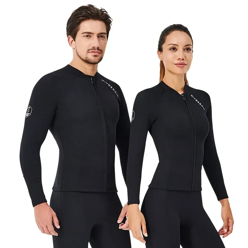 男性と女性のための長袖ウェットスーツジャケット、ネオプレント - Wetsuit 3Mm Neoprene のレビューと価格