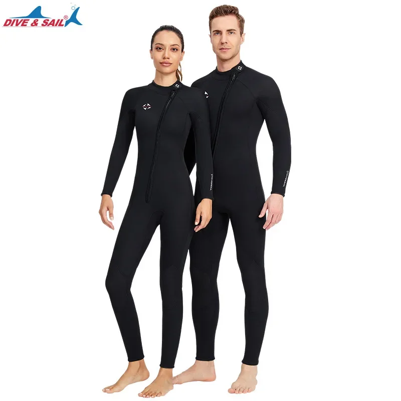 男性と女性のためのネオプレンウェットスーツ、長袖、フロントジ - Wetsuit 3Mm Neoprene のレビューと価格