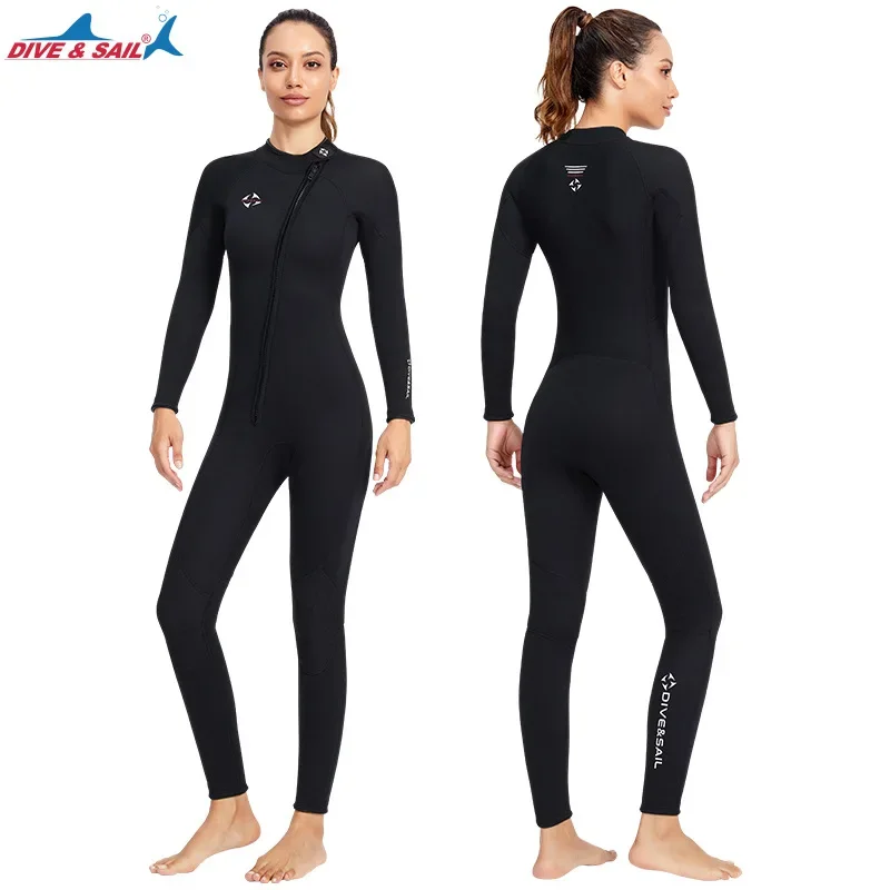 男性と女性のためのネオプレンウェットスーツ、長袖、フロントジ - Wetsuit 3Mm Neoprene のレビューと価格